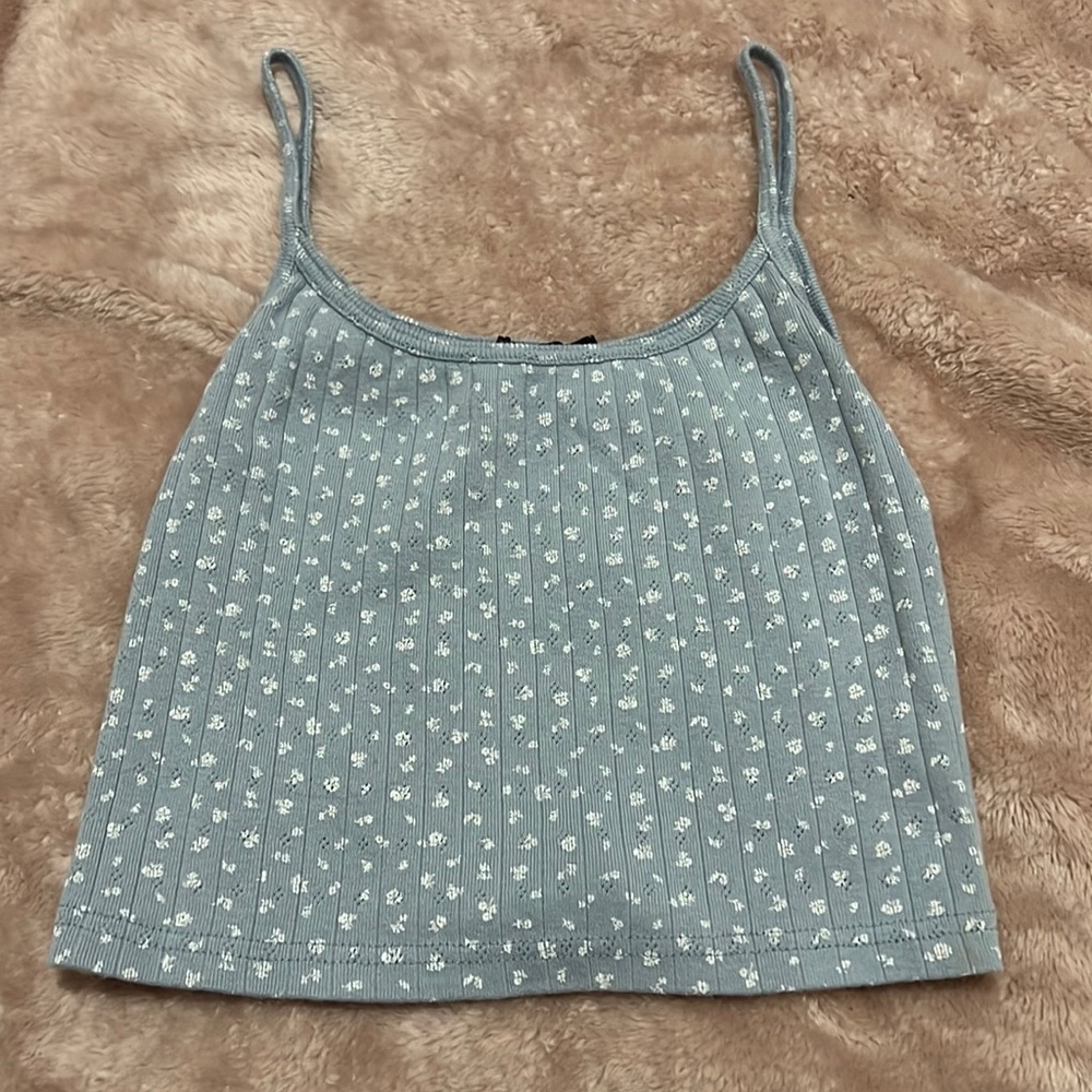 Rare Brandy Melville Floral Skylar tank